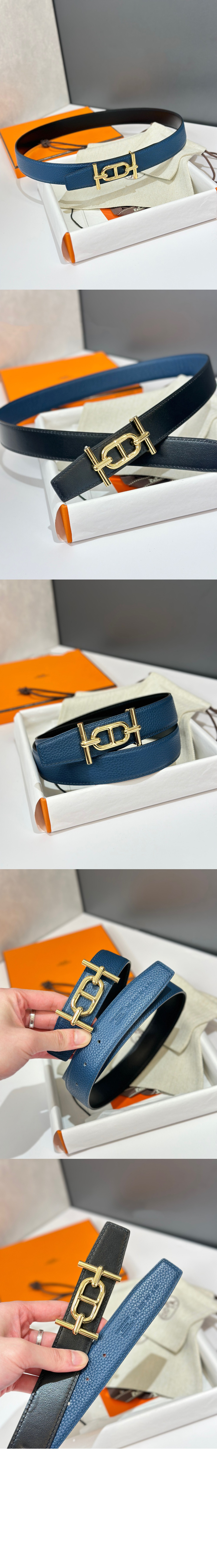 미러급레플리카사이트 | 명품레플리카 전문 쇼핑몰  | 하이퀄 - Ancre 벨트 버클 리버서블 가죽 스트랩 > 에르메스