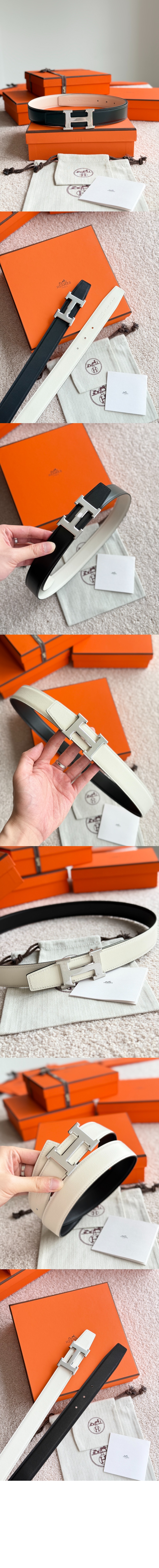 미러급레플리카사이트 | 명품레플리카 전문 쇼핑몰  | 하이퀄 - H Striee 벨트 버클 리버서블 가죽 스트랩 &gt; 에르메스