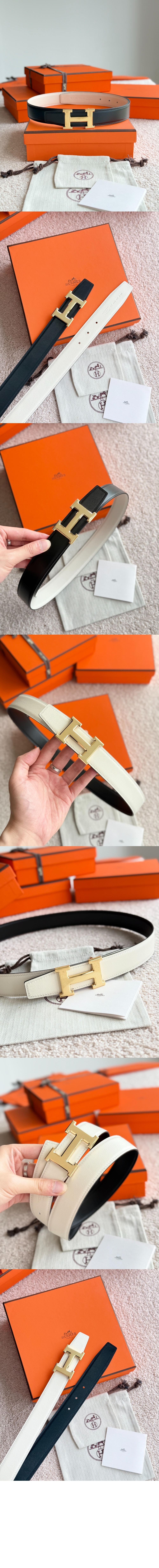 미러급레플리카사이트 | 명품레플리카 전문 쇼핑몰  | 하이퀄 - H Striee 벨트 버클 리버서블 가죽 스트랩 &gt; 에르메스