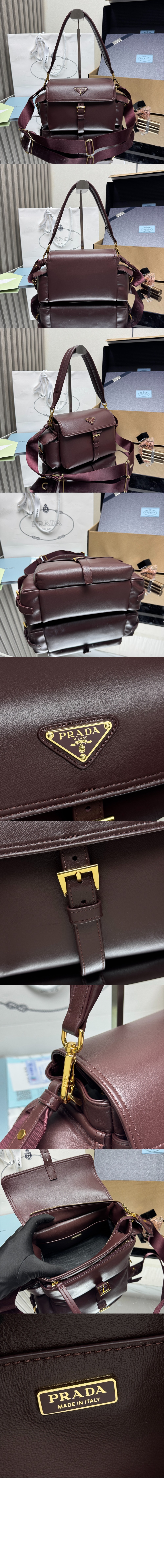 미러급레플리카사이트 | 명품레플리카 전문 쇼핑몰  | 하이퀄 - 익스플로어 미디엄 나파 가죽 숄더백 1BD394 &gt; 프라다