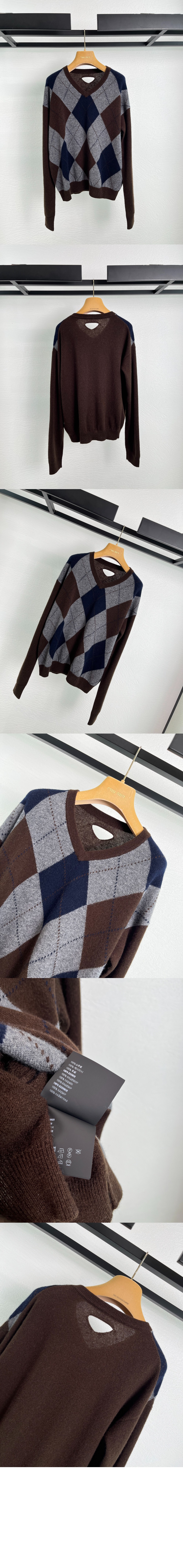 미러급레플리카사이트 | 명품레플리카 전문 쇼핑몰  | 하이퀄 - 브이넥 캐시미어 스웨터 &gt; 프라다