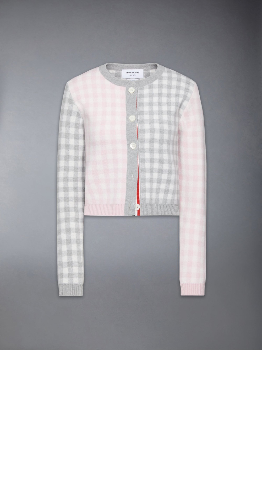 미러급레플리카사이트 | 명품레플리카 전문 쇼핑몰  | 하이퀄 - 펀믹스 깅엄 체크 자카드 메리노 울 카디건 > 톰브라운