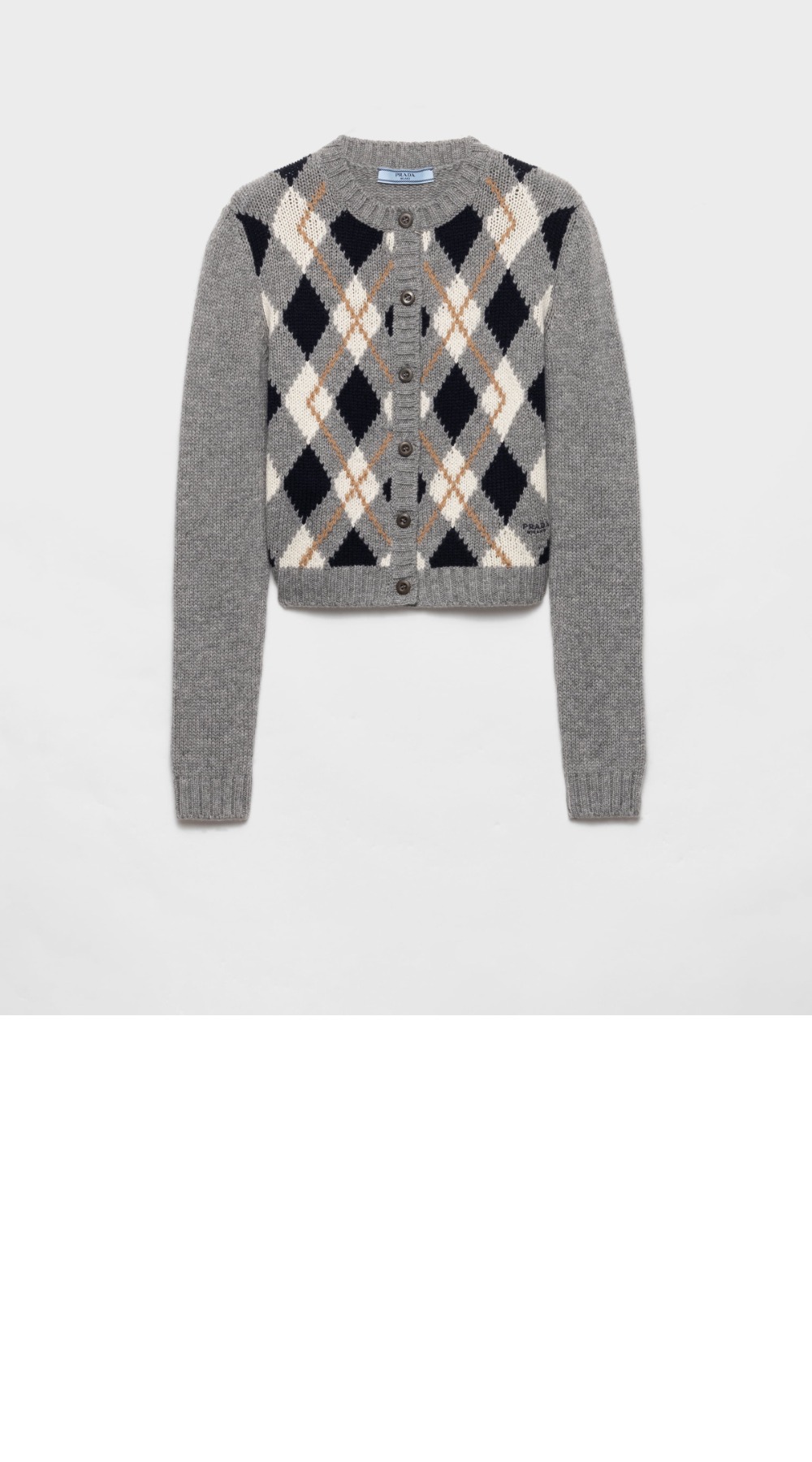 미러급레플리카사이트 | 명품레플리카 전문 쇼핑몰  | 하이퀄 - 아가일 니트 캐시미어 가디건 &gt; 프라다