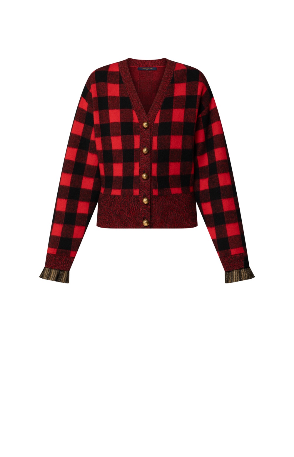미러급레플리카사이트 | 명품레플리카 전문 쇼핑몰  | 하이퀄 - 그래픽 체크 니트 카디건 &gt; 루이비통