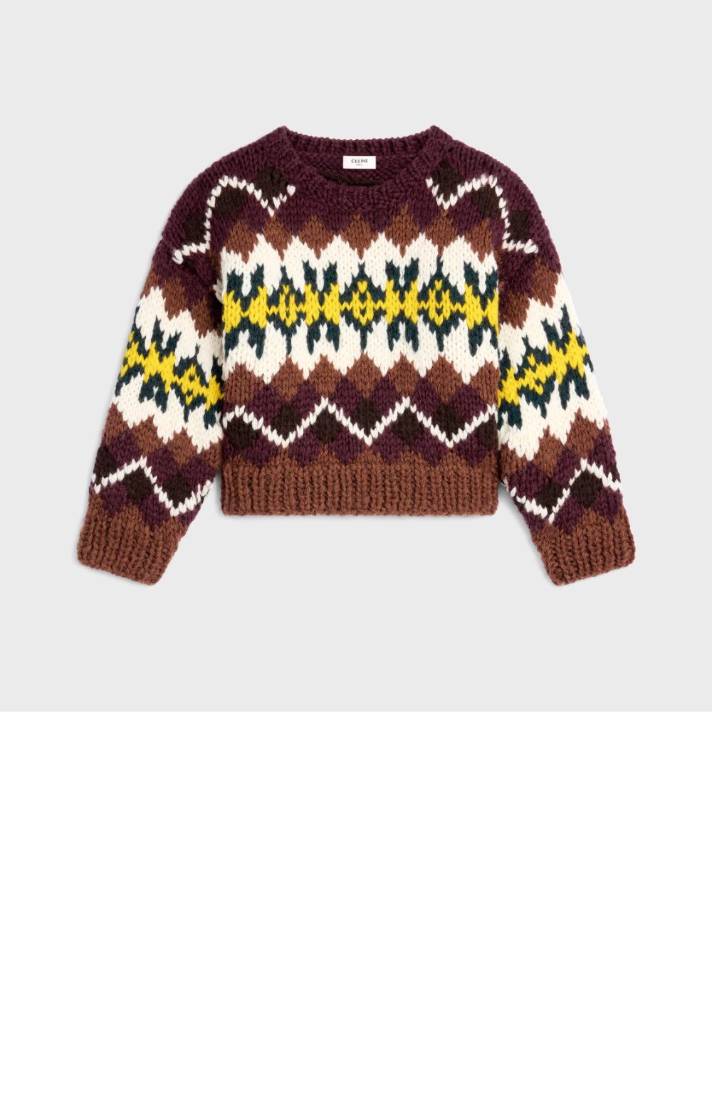 미러급레플리카사이트 | 명품레플리카 전문 쇼핑몰  | 하이퀄 - 크루넥 스웨터 페어 아일 울 &gt; 셀린느