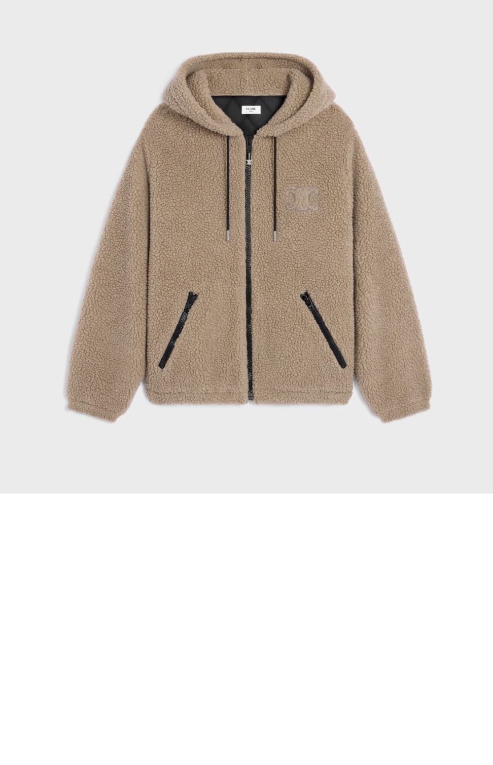 미러급레플리카사이트 | 명품레플리카 전문 쇼핑몰  | 하이퀄 - 후드 재킷 울 코튼 플리스 > 셀린느