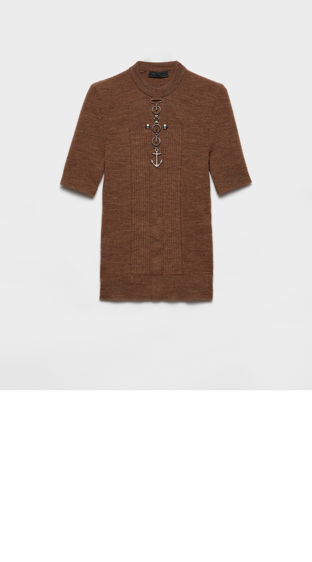 미러급레플리카사이트 | 명품레플리카 전문 쇼핑몰  | 하이퀄 - 스터드가 있는 울 크루넥 스웨터 &gt; 프라다