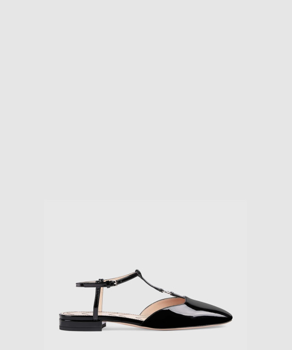 더블 G 플랫 발레 슈즈 754136