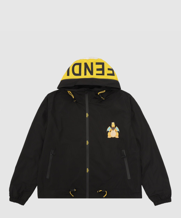 로고 집업 자켓