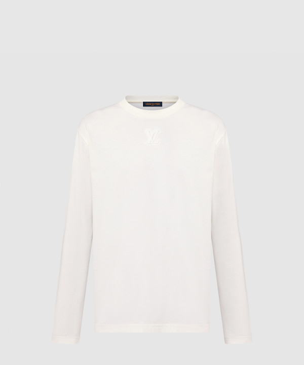 엠보스드  롱 슬리브드 티셔츠