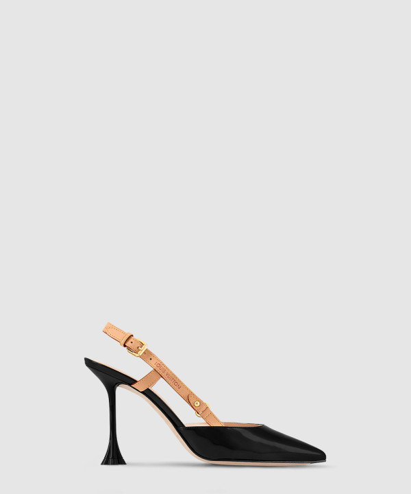 블라썸 슬링백 펌프스 1AC8O6