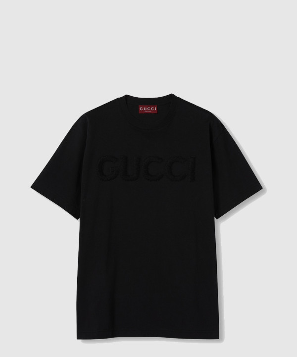 자수 코튼 저지 티셔츠