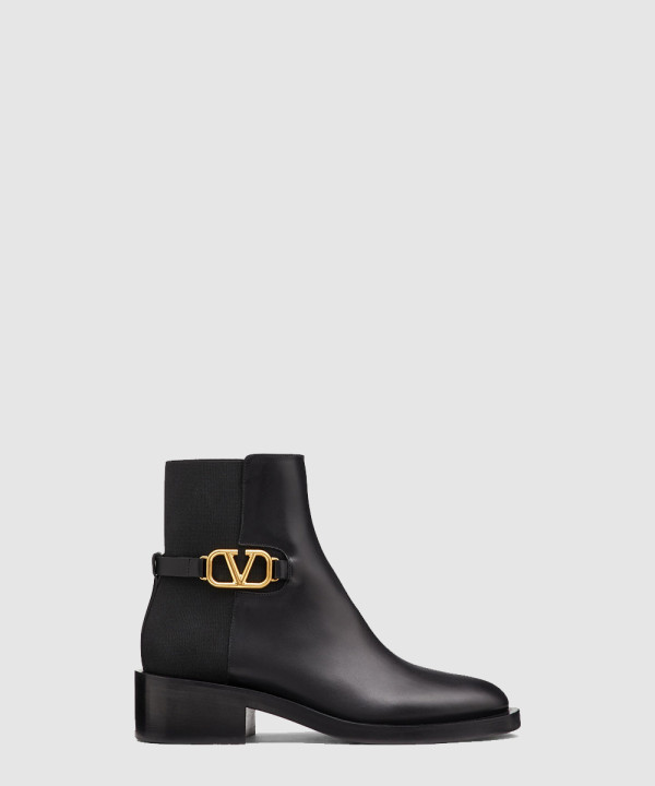 브이로고 시그니처 앵클 부츠