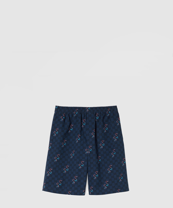 프린트 코튼 쇼츠