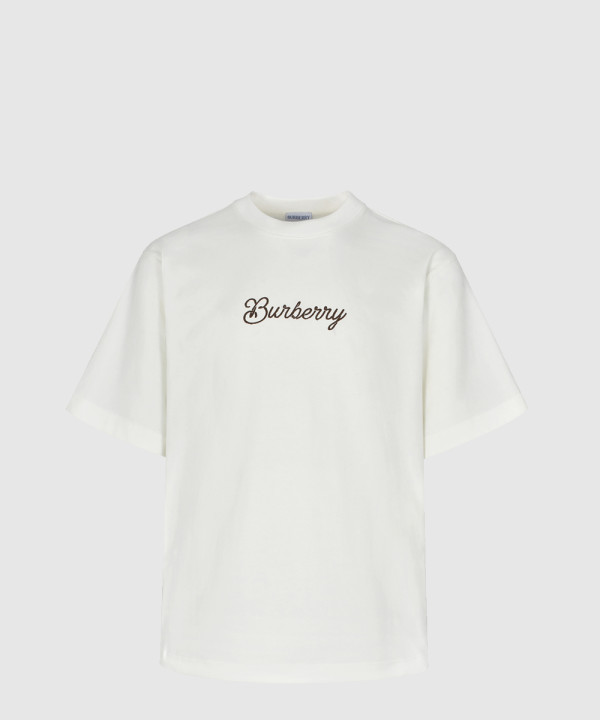 패턴 코튼 티셔츠