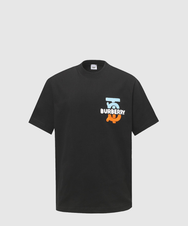 로고 프린트 반팔