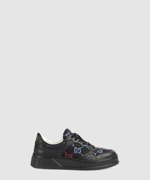 패브릭 인서트 레더 스니커즈 726545