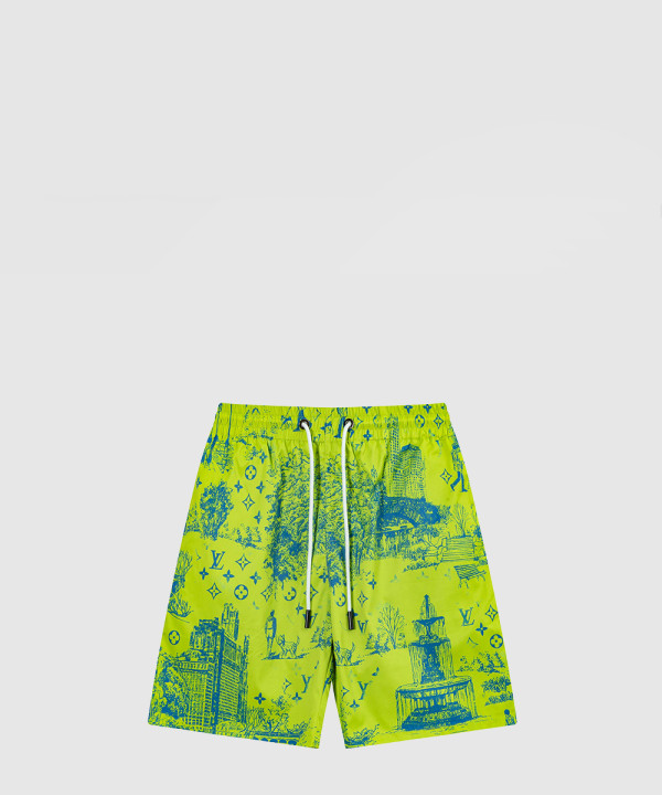 모노그램 나일론 스윔 쇼츠