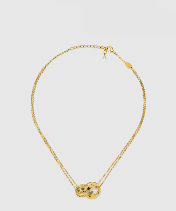 블론디 시리즈 더블 체인 목걸이 837327