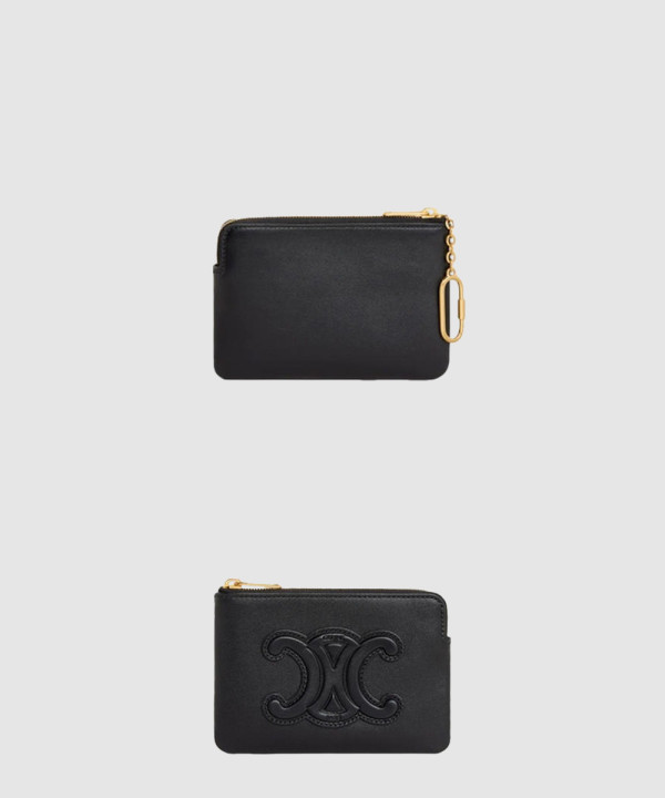 트리오페 지퍼 카드 코인 지갑 10C663