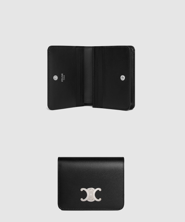 트리옹프 컴팩트 지갑  샤이니 카프스킨 10K623