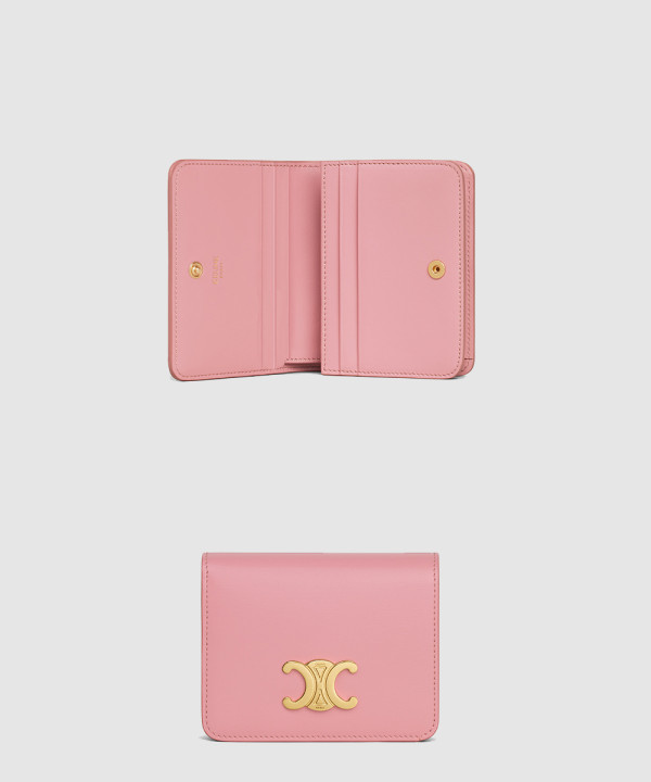 트리옹프 컴팩트 지갑 샤이니 카프스킨 10K623