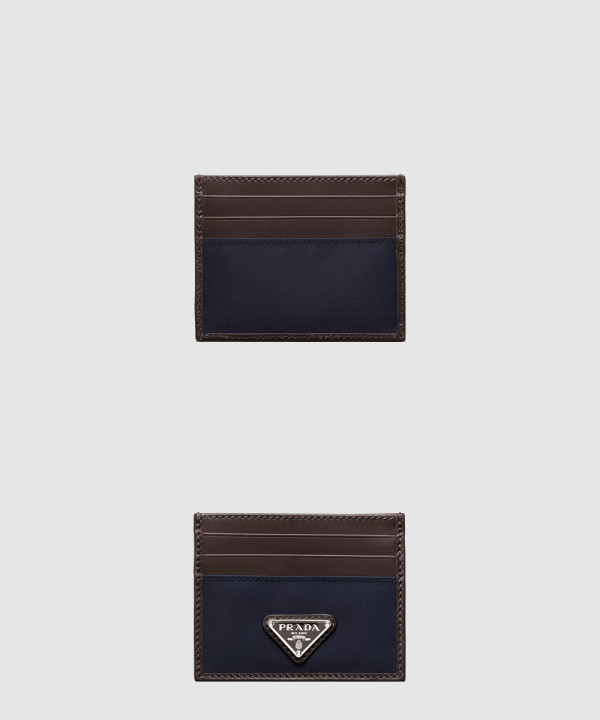 리나일론 및 가죽 카드 지갑 2MC025