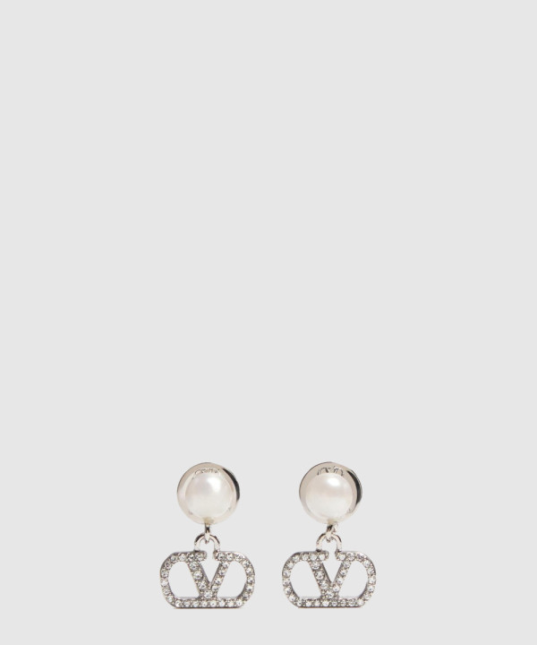 크리스털 장식 VLOGO SIGNATURE 이어링 6W2J0X
