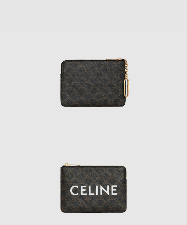 동전 지갑  프린트 트리옹프 캔버스 10C662