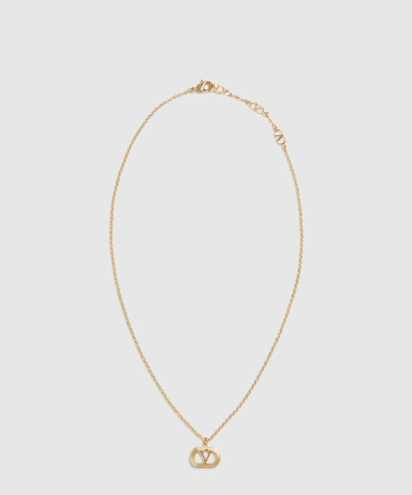 오발 메탈 네크리스