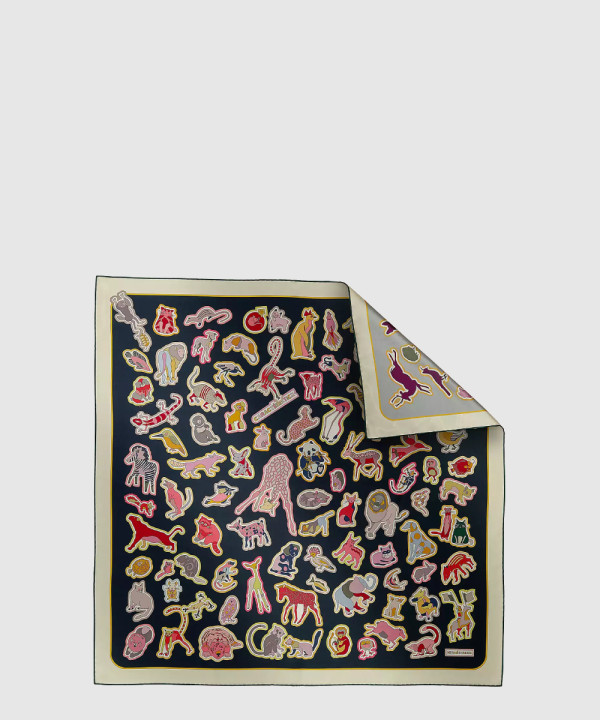 Caracteristick 더블 페이스 스카프 90