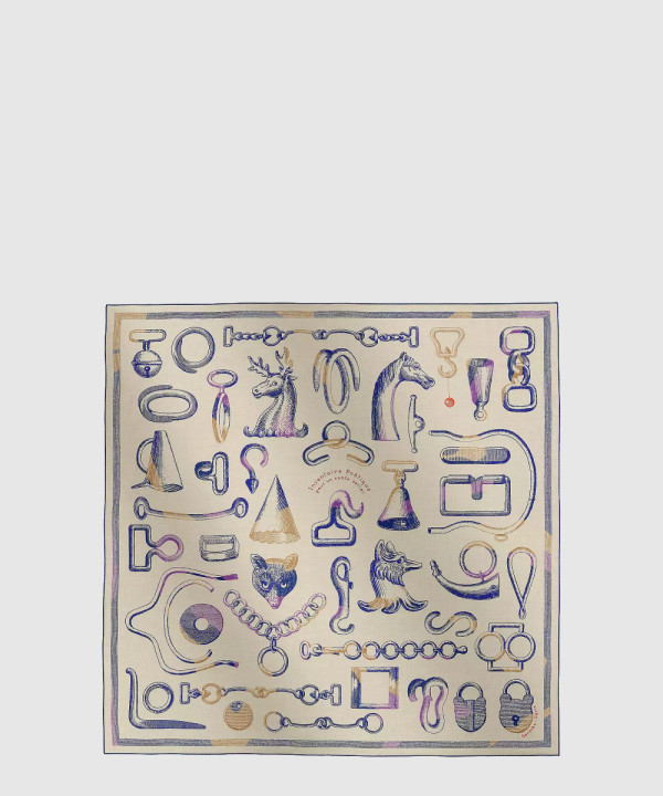 Inventaire Poetique pour un Conte Sellier  스카프 90