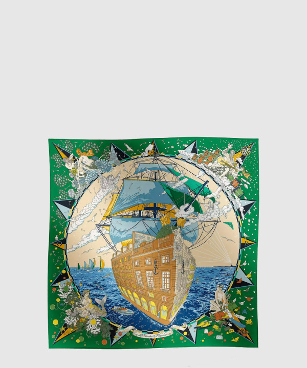 Hermes Flagship 스카프 90