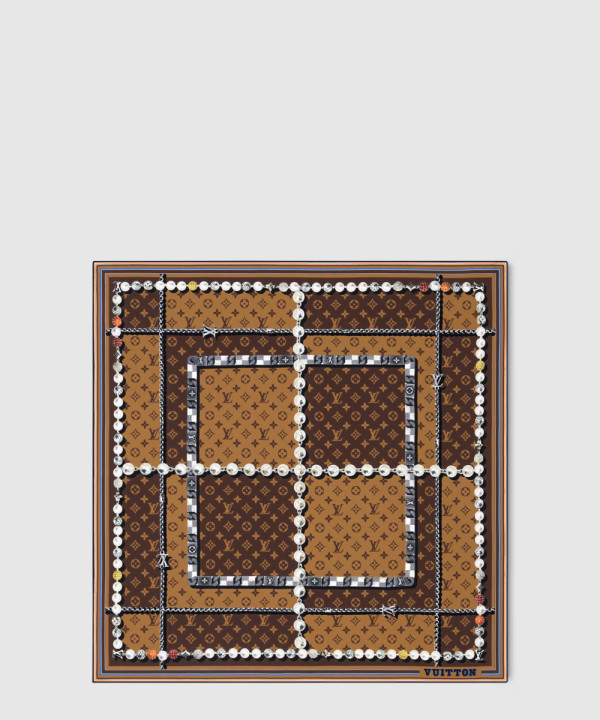 댄디 모노그램 (Dandy Monogram) 실크 스퀘어 M94848