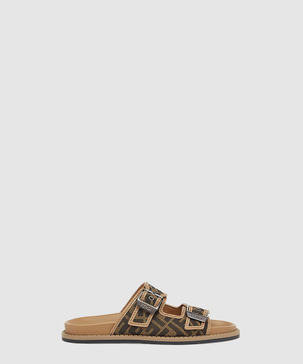 FF 자카드 패브릭 샌들 7X1604