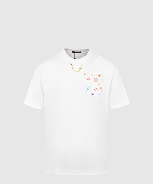 모노그램 포켓 티셔츠