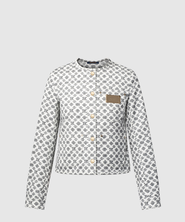 블러리 모노그램 재킷