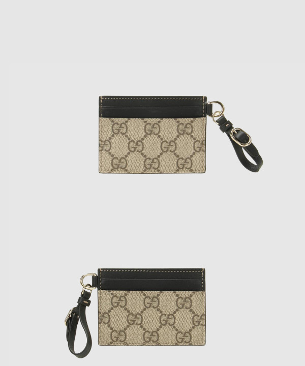 GG 엠블럼 스트랩 카드 케이스 819121
