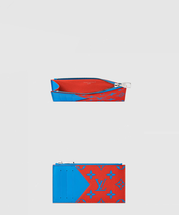 모노그램 코인카드홀더 지퍼 카드지갑 M14762