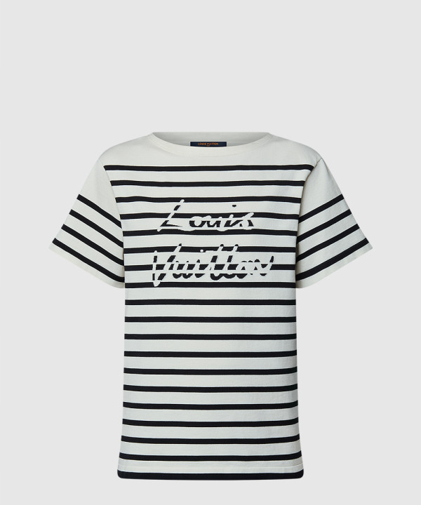 시그니처 스트라이프 니트 톱