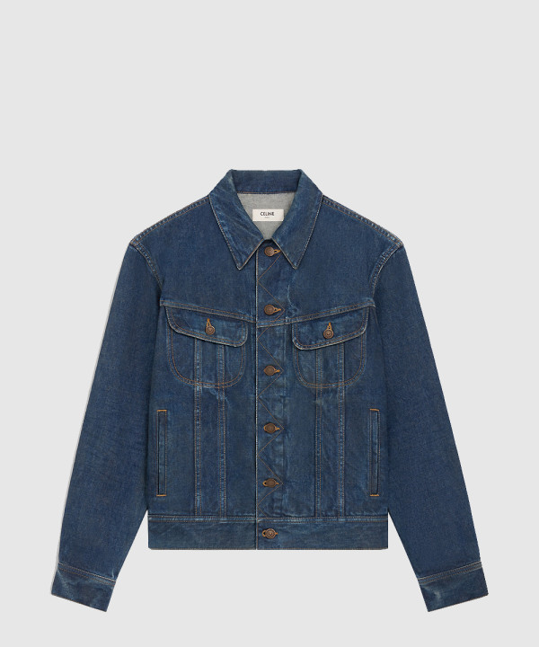 트러커 재킷 로열 인디고 워시 데님