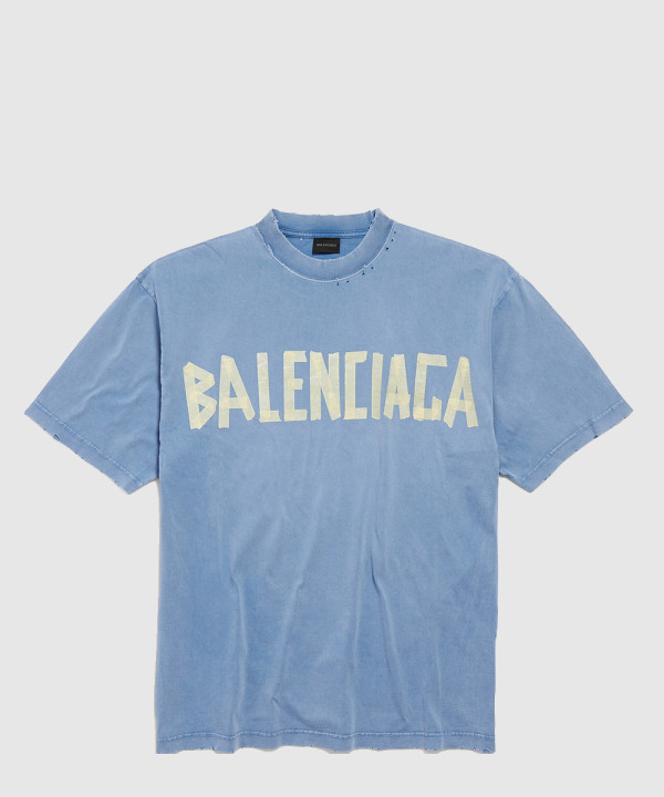 테이프 타입 미디엄 핏 티셔츠