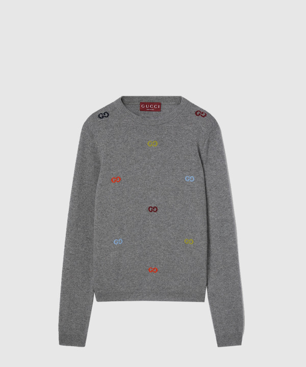 인타르시아 파인 캐시미어 스웨터