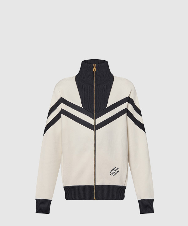 니티드 코튼 세일러 블루종