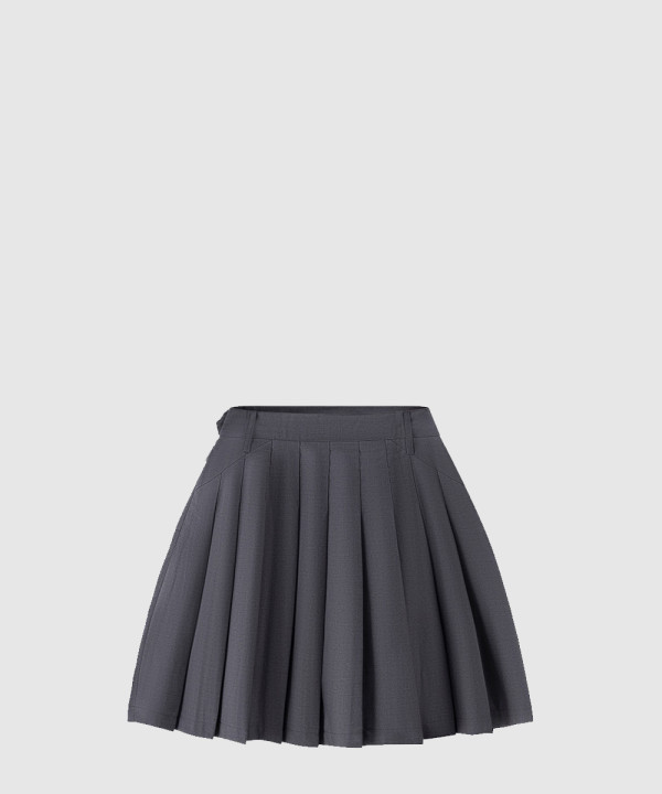 클래식 솔리드 스커트