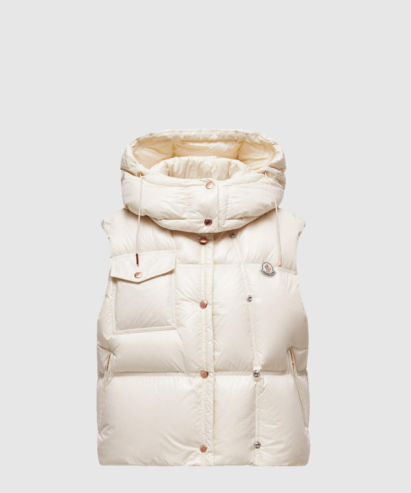 Pario 후드 다운 베스트