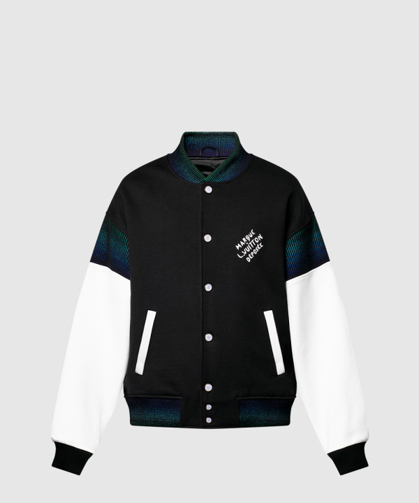 코튼 저지 바시티 블루종