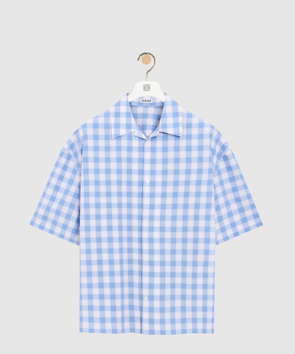 쇼트 슬리브 셔츠 코튼