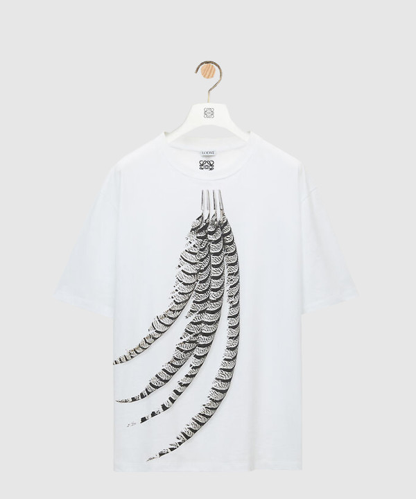 루즈 핏 티셔츠 코튼